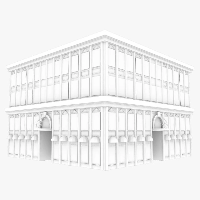 building low poly 7 3D Model .c4d .max .obj .3ds .fbx .stl .blend 