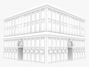 будівельний низькополігональний 7 3D Модель