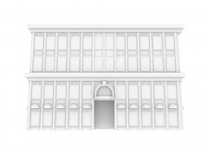 building low poly 7 3D Model