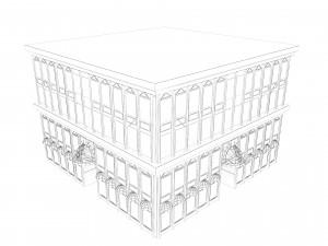 building low poly 7 3D Model