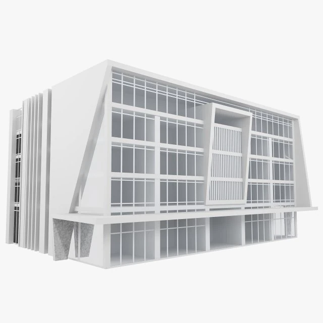 building low poly 8 3D Model .c4d .max .obj .3ds .fbx .stl .blend 