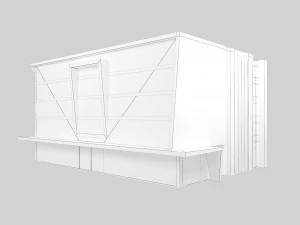 building low poly 8 3D Model