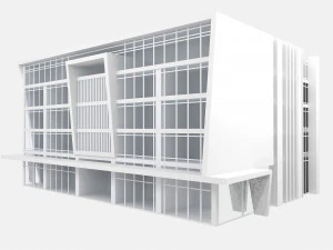 building low poly 8 3D Model