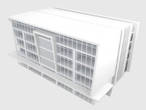 building low poly 8 3D Model