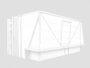 building low poly 8 3D Model