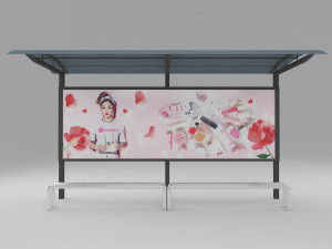 bus station Modelo 3D