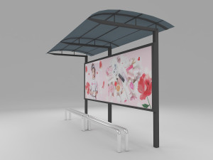 bus station Modelo 3D