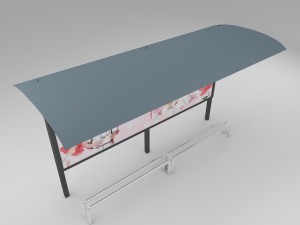 bus station Modelo 3D