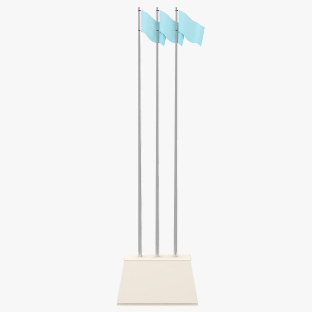flag pole Modelo 3D .c4d .max .obj .3ds .fbx .stl .blend 
