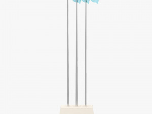 flag pole 3Dモデル