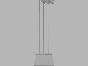 flag pole Modelo 3D