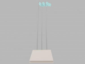 flag pole Modelo 3D