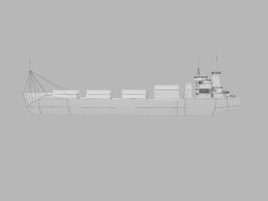 ship low poly 3D Model