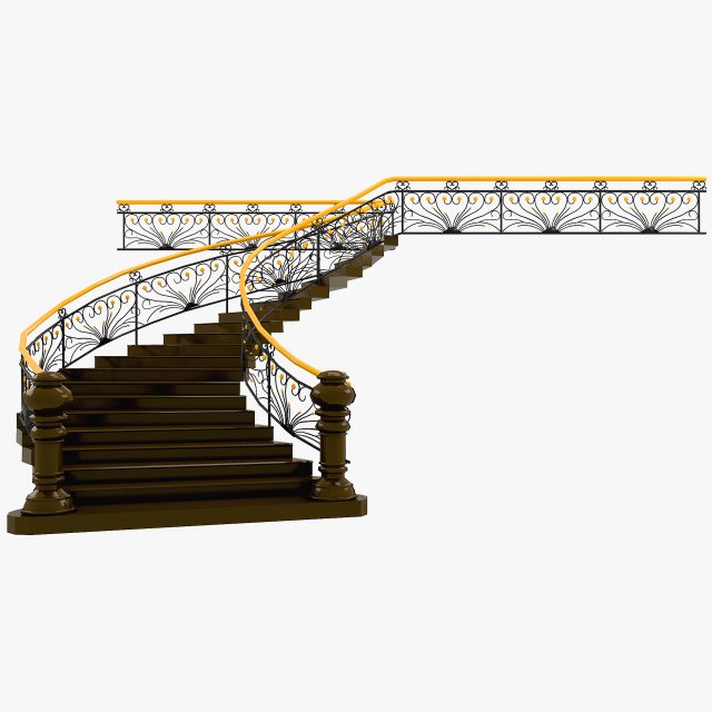 stairs 3D-Modell .c4d .max .obj .3ds .fbx .stl .blend 