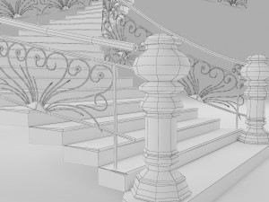 stairs 3D-Modell