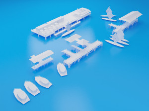 pier low poly 3D Model