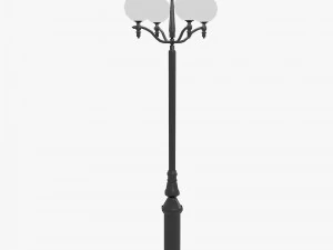 вуличне світло 2 3D Модель