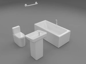 &eacute;l&eacute;ment de salle de bain Modèle 3D