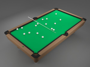 billiard 3D 모델