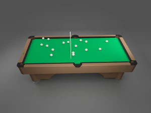 biliardo Modello 3D