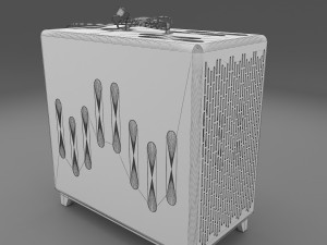 case computer Modèle 3D