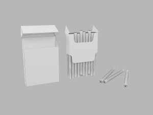 cigarette 3D 모델