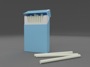 cigarette 3D 모델