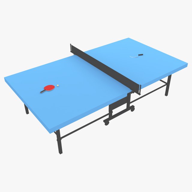 pingpong Model 3D .c4d .max .obj .3ds .fbx .stl .blend 