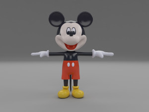 mickey mouse 1 3D Модель