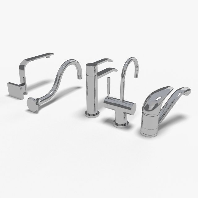 water tap Model 3D .c4d .max .obj .3ds .fbx .stl .blend 