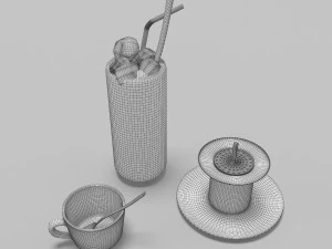 vietnamese coffee kits 3D Model