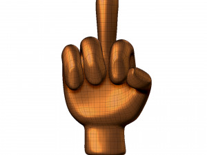 hand symbol 3D-printmodel