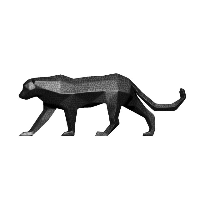 leopard 3D प्रिंट मॉडल .c4d .max .obj .3ds .fbx .stl .blend 