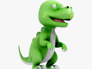 dinosaur cartoon 1 Modelo 3D