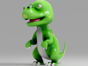 dinosaur cartoon 1 3D मॉडल