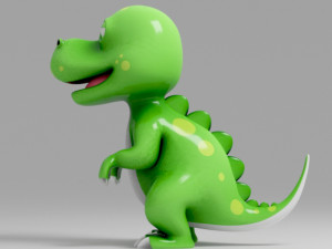 dinosaur cartoon 1 3D मॉडल