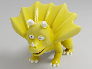 dinosaur cartoon 2 3D Model