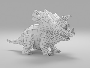 dinosaur cartoon 2 3D Model