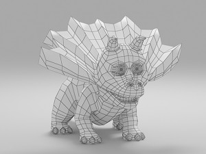 dinosaur cartoon 2 3D Model