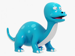 dinosaur cartoon 3 Modelo 3D