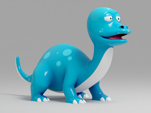 dinosaur cartoon 3 3D 模型