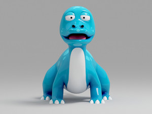 dinosaur cartoon 3 3D 模型