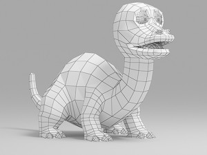 dinosaur cartoon 3 3D 模型