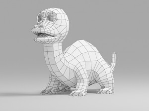 dinosaur cartoon 3 3D 模型
