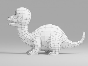dinosaur cartoon 3 3D 模型