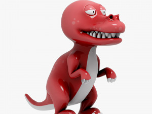 dinosaur cartoon 4 Modelo 3D