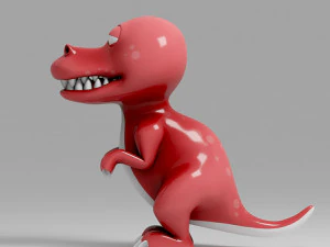 dinosaur cartoon 4 3D Model