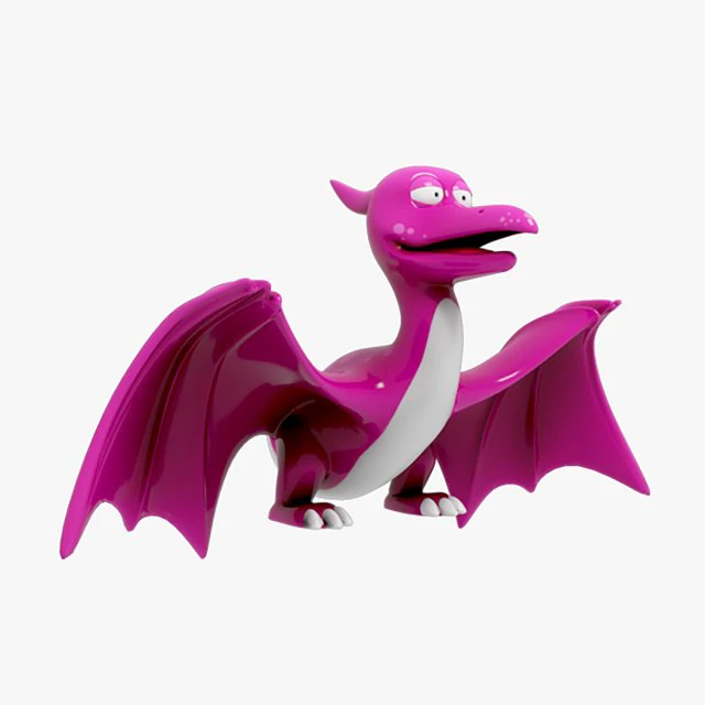 dinosaur cartoon 5 3D Model .c4d .max .obj .3ds .fbx .stl .blend 