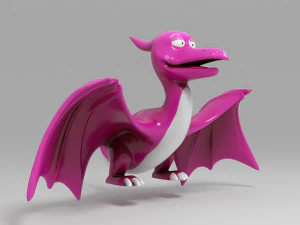 dinosaur cartoon 5 3D Model