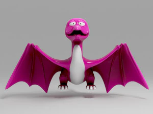 dinosaur cartoon 5 3D Model